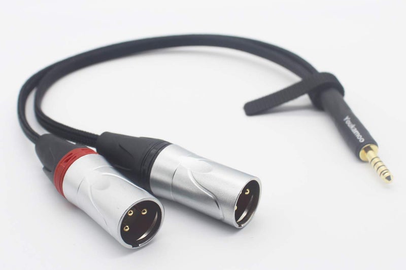 Youkamoo 4.4mm to Dual XLR Male Balanced Headphone Audio Adapter Cable 1 FT, 4.4mm to XLR Balanced Adapter Cable - Image 4